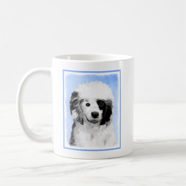 Färgning för portugisiska Vatten-Hund - Originalte Kaffemugg (Vänster)
