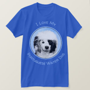 Färgning för portugisiska Vatten-Hund - Originalte T Shirt