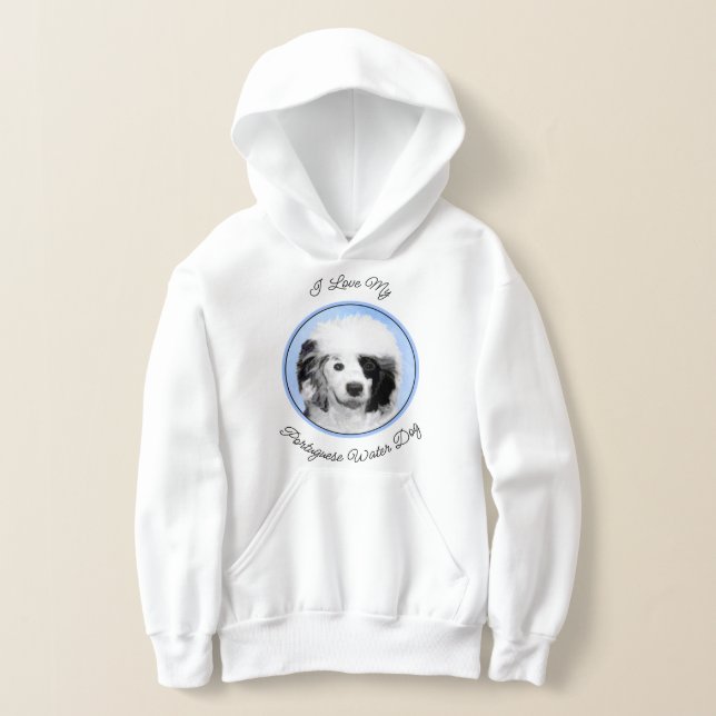 Färgning för portugisiska Vatten-Hund - Originalte T Shirt (Laydown)