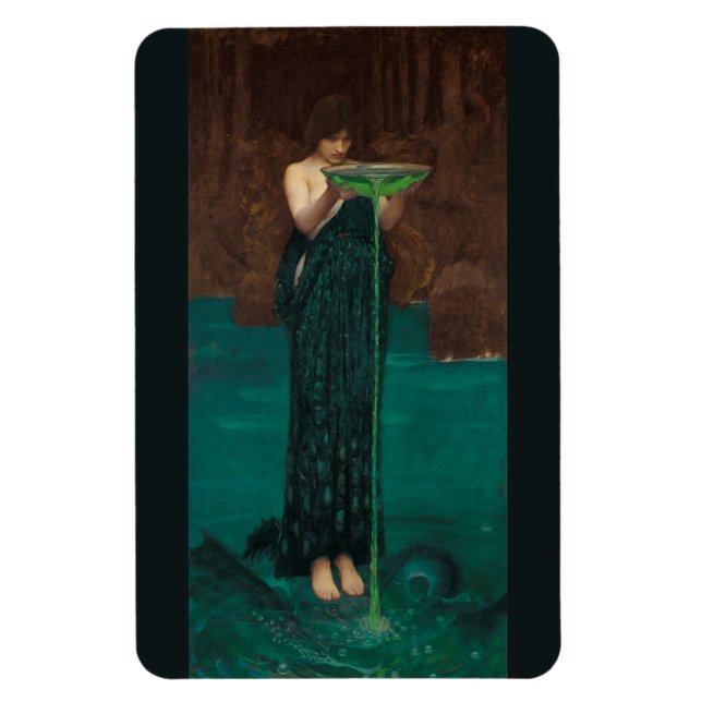 Färgning före Raphaelite av Waterhouse Magnet (Vertikal)