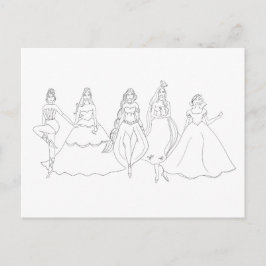 Färgning Helg Vykort