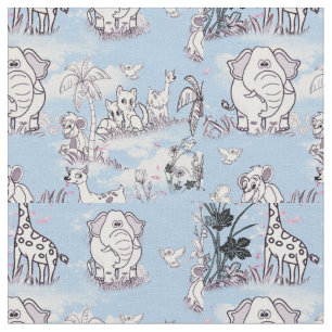 Färgning i teckning-upprepning av bild för Tapet Tyg