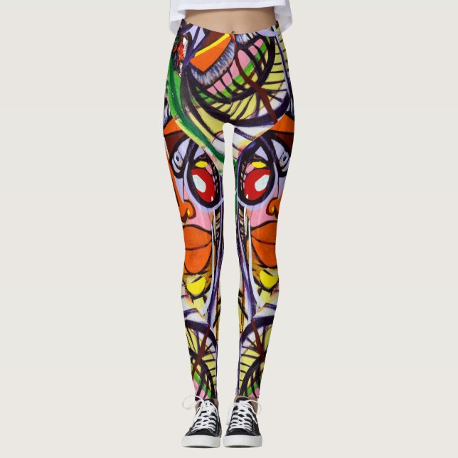 Färgning Leggings (Framsida)