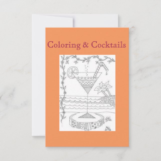 Färgning och blockering av nattliga inbjudningar t (Framsida)