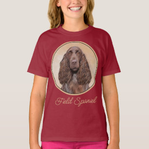 Färgning på fält - Cute Original Hund Art T-S T Shirt