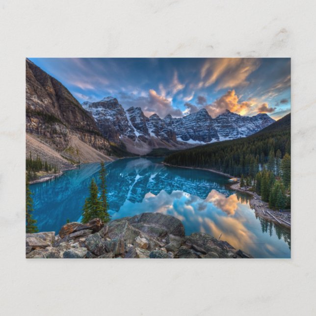 Färgning på Moraine Vykort (Framsida)