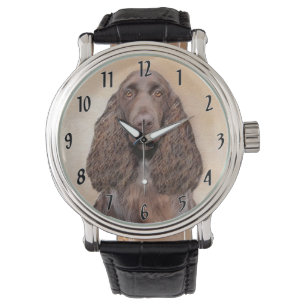 Färgning på spanska fält - Konst på originalet av Armbandsur