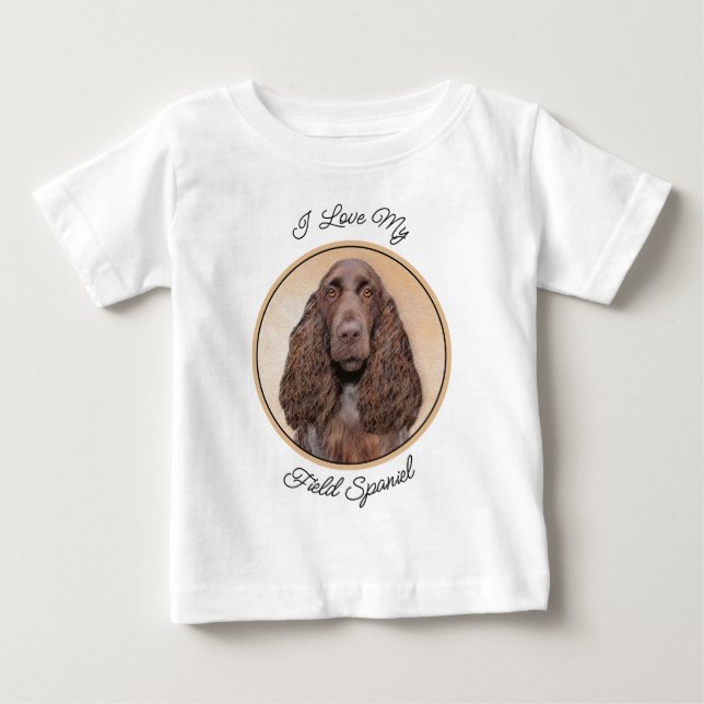 Färgning på spanska fält - Konst på originalet av  T Shirt (Framsida)