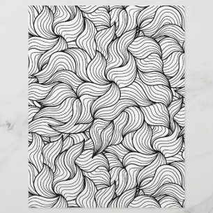 Färgning Papper för Page Windy Vågar Scrapbook