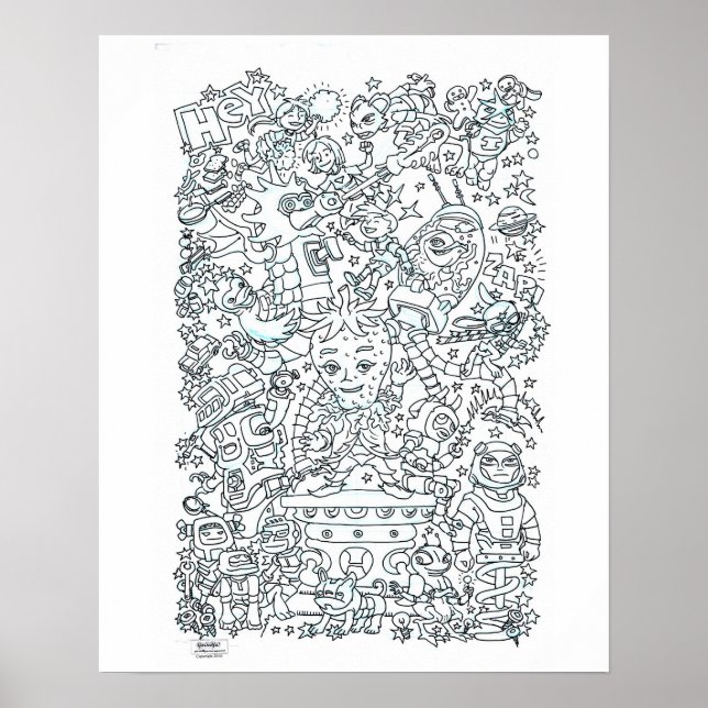 Färgning Poster (Framsidan)