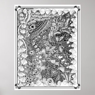 Färgning Poster "Steg of Art"