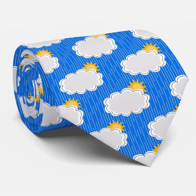 Färgning Solskensmoln Mönster Design Blue Slips (Skapare uppladdad)