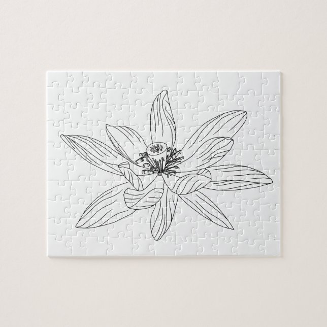 Färgningspussel för tropisk Vuxen Pussel (Horisontell)