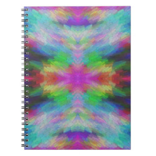Färgnyck Dye Stil Art Anteckningsbok