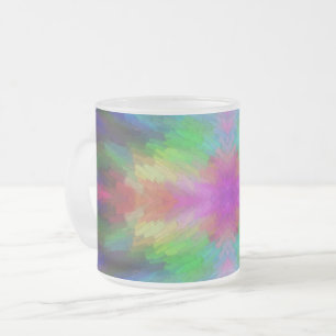 Färgnyck Dye Stil Art Frostad Glasmugg