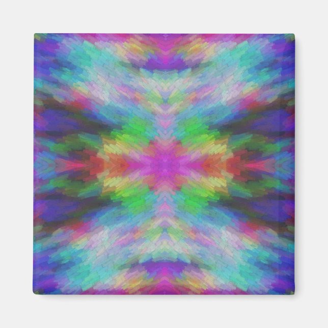 Färgnyck Dye Stil Art Magnet (Framsidan)