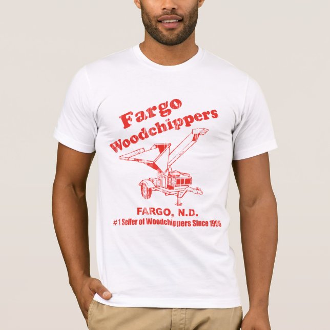 Fargo bedrövade WoodChippers Tee (Framsida)