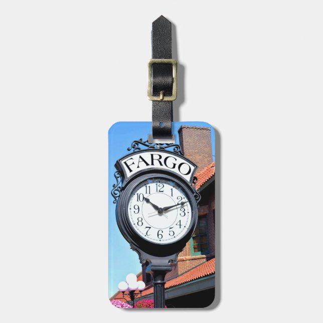Fargo Clock Bagagebricka (Vertikal Framsida)