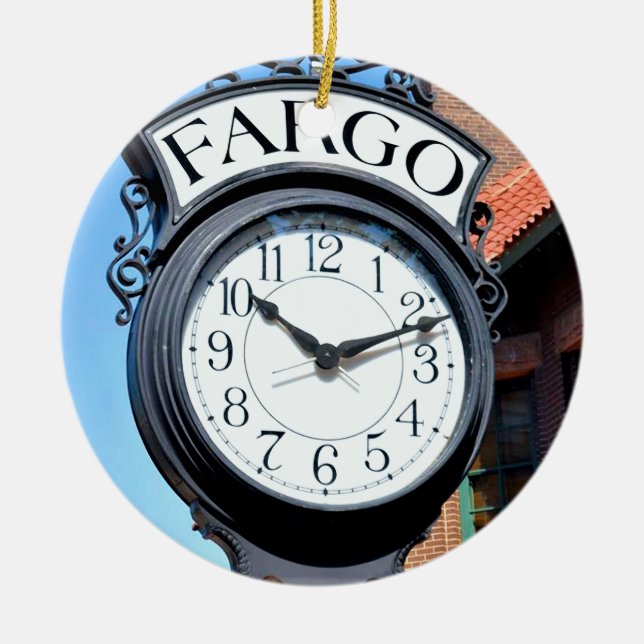 Fargo Clock Julgransprydnad Keramik (Framsidan)