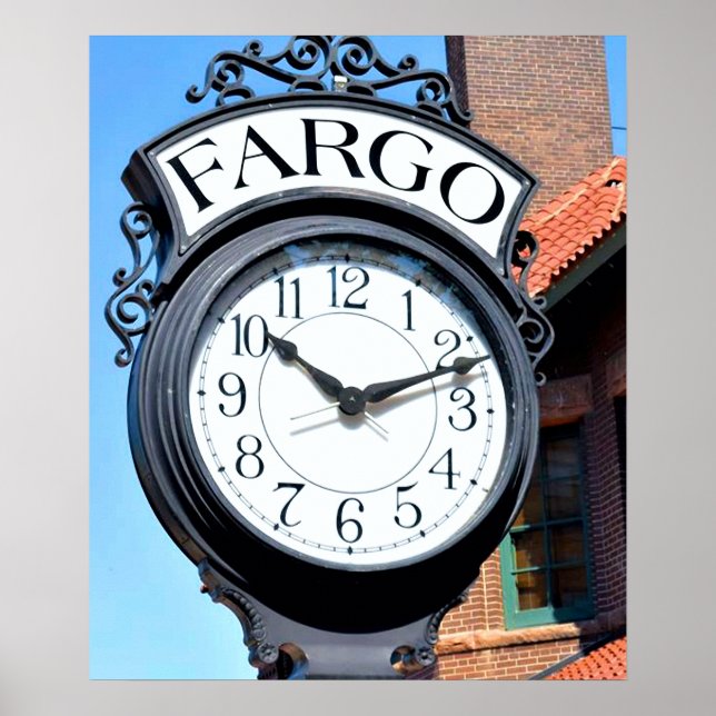 Fargo Clock Poster (Framsidan)