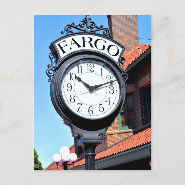 Fargo Clock Vykort (Framsida)