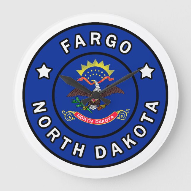 Fargo North Dakota Stor Klocka (Framsida)