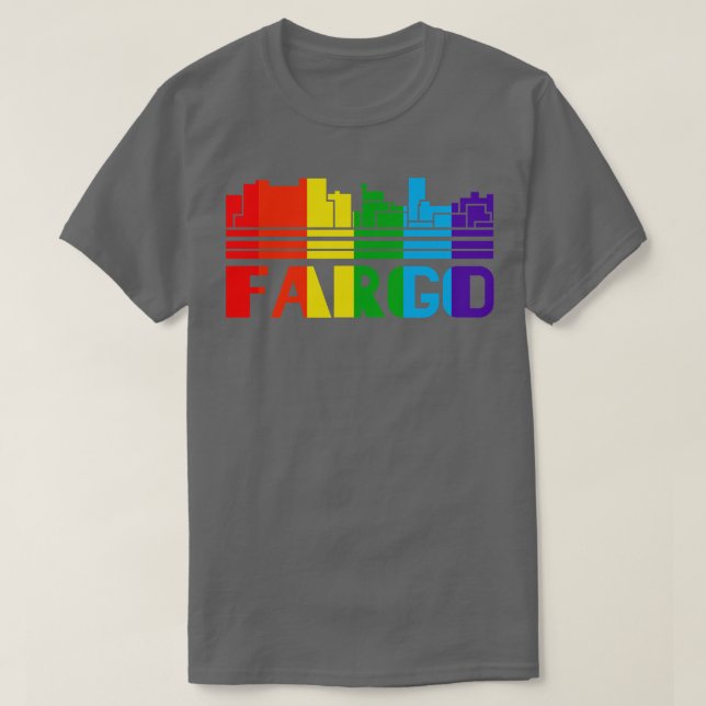 Fargo Pride Fargo LGBT Gift LGBTQ Supporter Tee P (Design framsida)