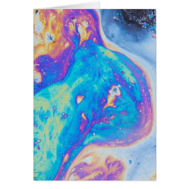 Färgolja mönster, Kanada Hälsningskort (Framsidan)