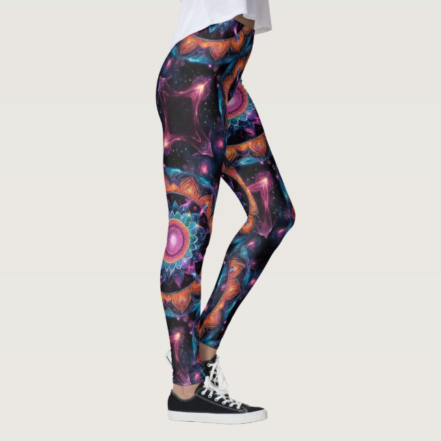 Färgområde Mandala Leggings (Höger)