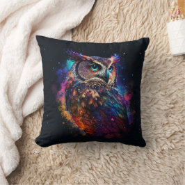 Färgområde Uggla Kudde