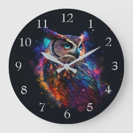 Färgområde Uggla Stor Klocka