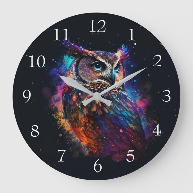 Färgområde Uggla Stor Klocka (Framsida)