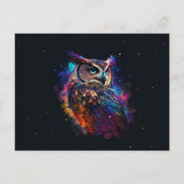 Färgområde Uggla Vykort