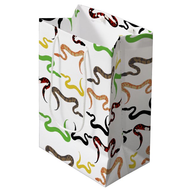 Färgormar Python Reptile Mönster (Framsidan Vinklad)