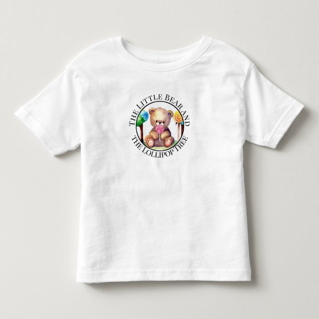 Färgört och kandy Childrens Småbarn T-Shirt (Framsida)