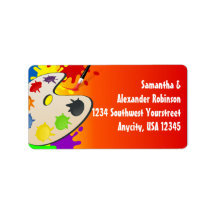 Färgpalat Art Party