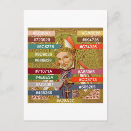 Färgpalett för St. Alphonsus Liguori (SNV 02) P Vykort