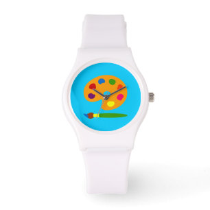 Färgpalettkonst Armbandsur