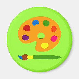 Färgpalettkonst Magnet