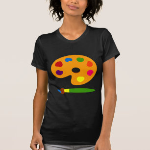 Färgpalettkonst T-shirt