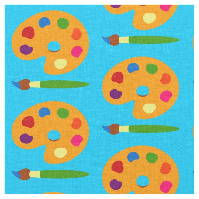 Färgpalettkonst Tyg (Närbild)