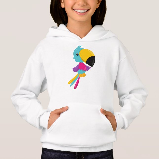 Färgpapegoja, grädda papegoja, tropisk papegoja t shirt (Framsida)