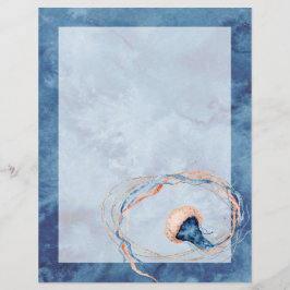 Färgpapper för maneter, ofogat Brev