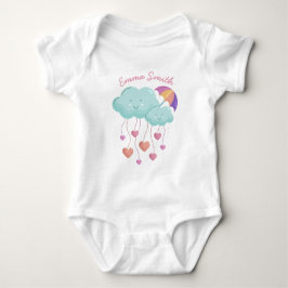 Färgparaply med Cute Clouds T Shirt