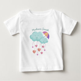 Färgparaply med Cute Clouds T Shirt