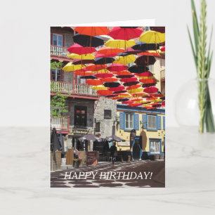 Färgparaplyer och unika meddelanden för bilder