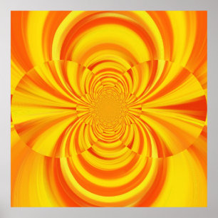 FÄRGPÄRLSKÄRM FÖR RAINBOW SWIRL POSTER