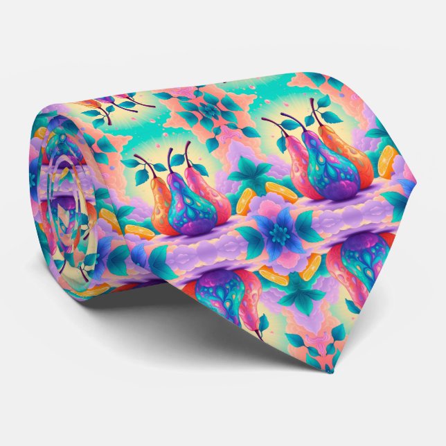 Färgpäron för Fars dag Slips (Rullad)