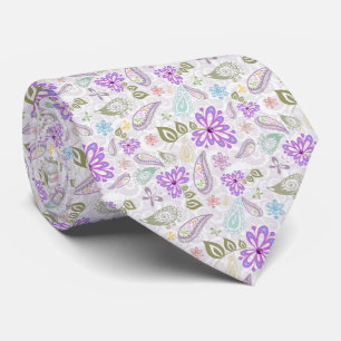 Färgpastellpaisley mönster slips