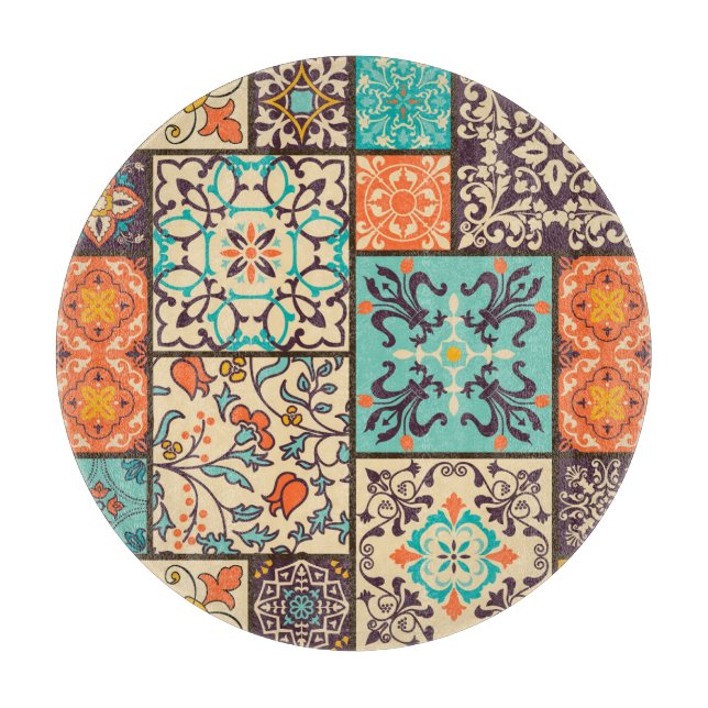 Färgpatchwork Tile: Islamic Majolica Motifs (Framsidan)